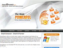 Tablet Screenshot of emailidfarmer.com